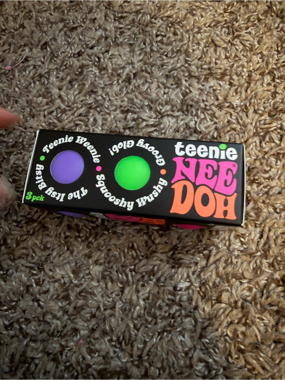 Teenie NeeDoh 3-Pack Colorful Squishy - Picture 2 of 3